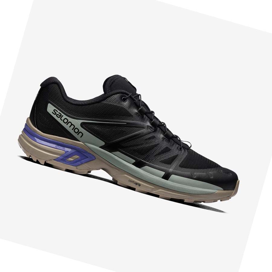 Tenis Salomon XT-WINGS 2 Hombre Negros Azules | MX 3413DFM